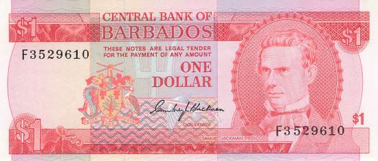 Barbados 1 Dollar p29 1973